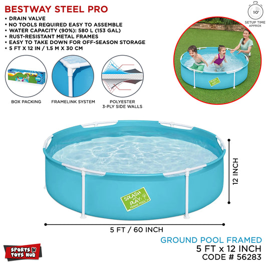 Bestway Steel Frame Pool Set - 56283
