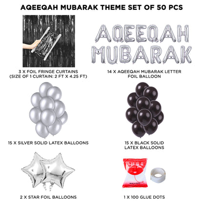 Khatam - e - Quran Foil Letter Curtain Theme Collection