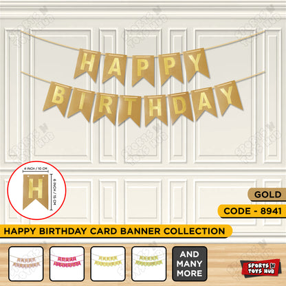 Happy Birthday Card Banner Collection