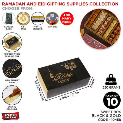 Ramadan Kareem Printed Foil Sweet Box Collection