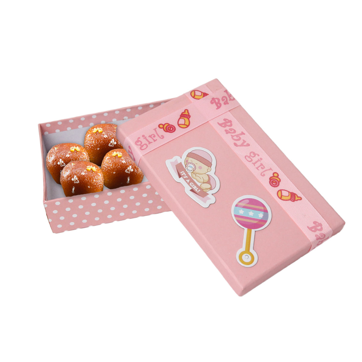 Baby Girl Sweet Boxes 500 Gram - Pack Of 5