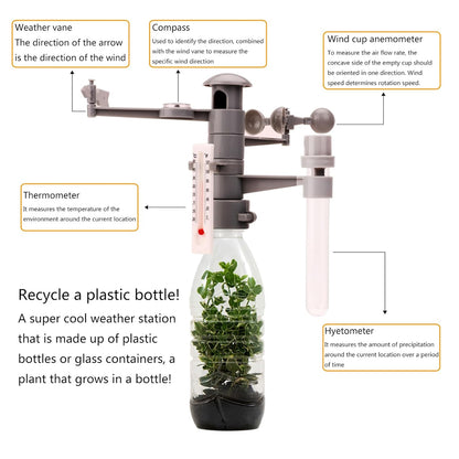 Scientific Research Science Weather Station Game Educational Kit Toy