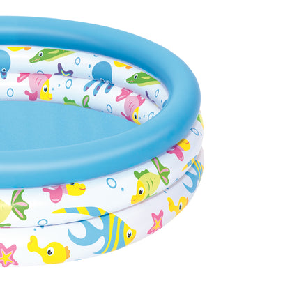 Bestway 3.3 Ft  Inflatable Ocean Life Swimming Pool For Kids - 51008
