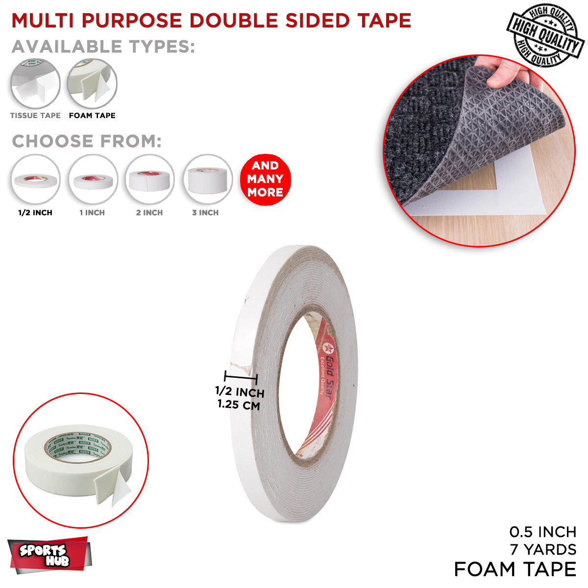 Double Sided Foam Tape Collection