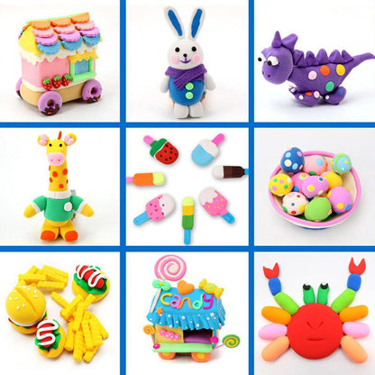 Foamic Air Dry Modelling Clay Dough - Pack Of 12