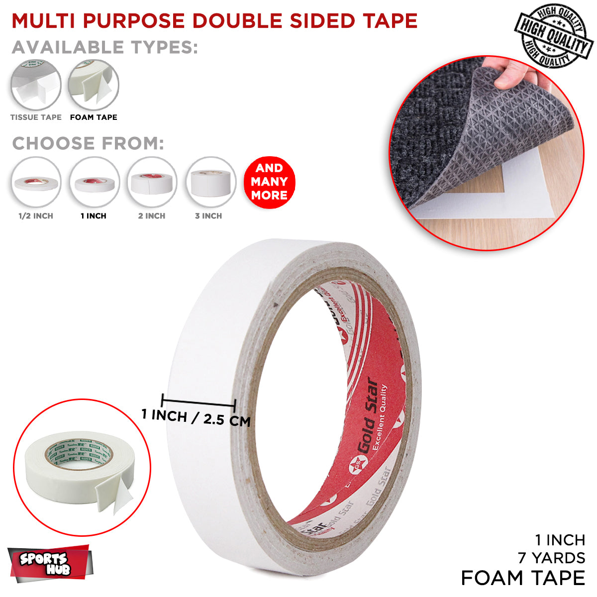 Double Sided Foam Tape Collection