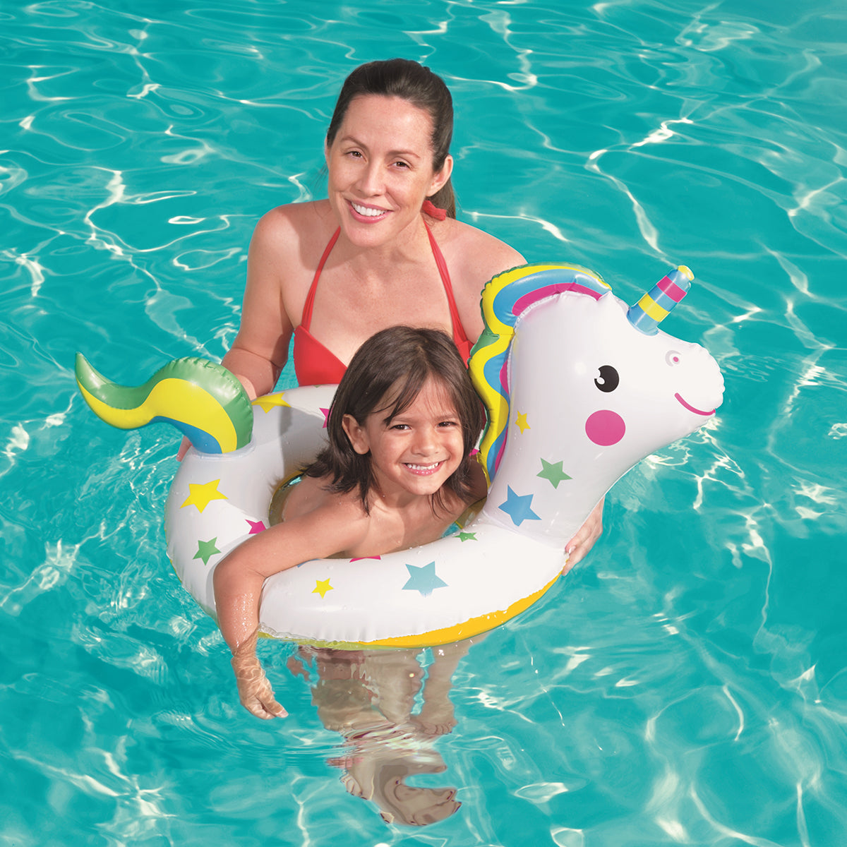 Bestway Cartoon Character Unicorn Shape Swimming Ring Tube