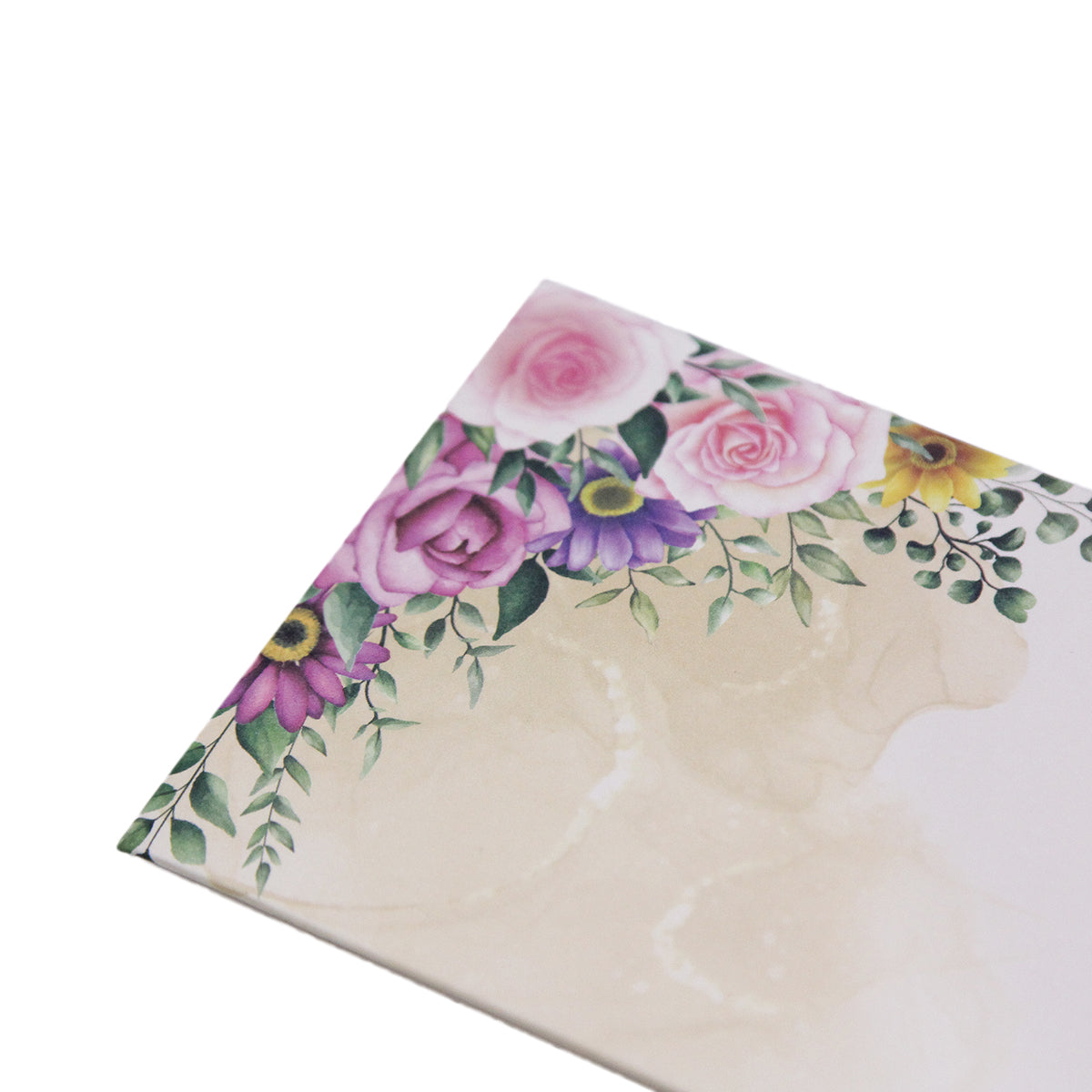 Corner Leave & Flower Pattern Money Envelope
