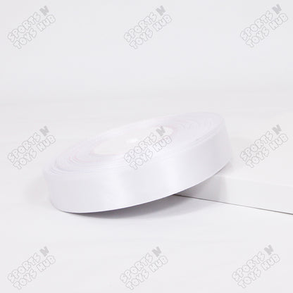 1 Inch x 90 Yards – Multi-Purpose Plain Satin Ribbon Roll for Gift Wrapping, Crafts & Decor