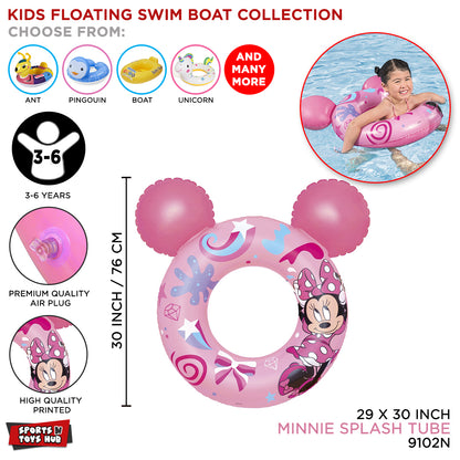 Bestway Cartoon Character Micky Mouse Family Shape Swimming Ring Tube