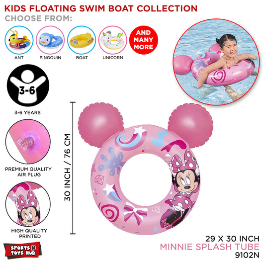 Bestway Cartoon Character Micky Mouse Family Shape Swimming Ring Tube