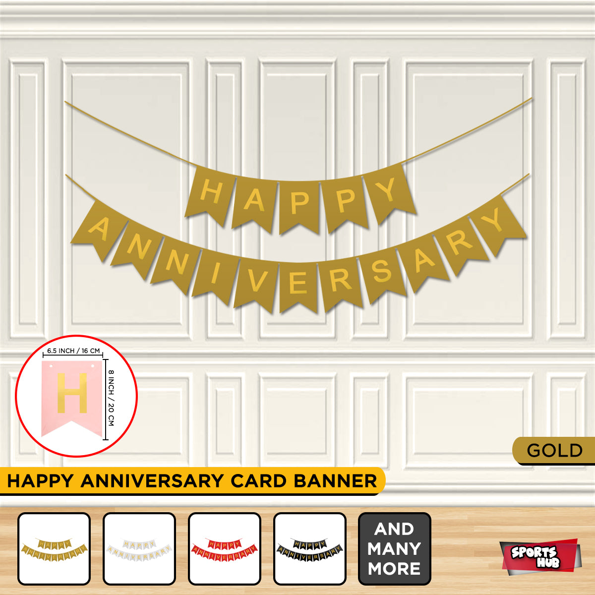 Happy Anniversary Card Banner Collection