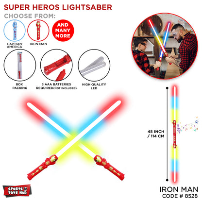 Ironm@n Character LightSaber Swords