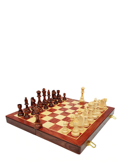 Portable Classic Wooden Chess Board Game