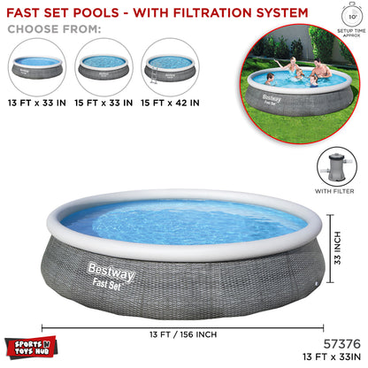 Bestway Fast Set Pools with Filter - 57376