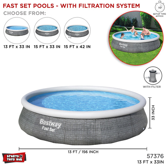 Bestway Fast Set Pools with Filter - 57376