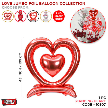 Jumbo Love Standing Foil Balloon