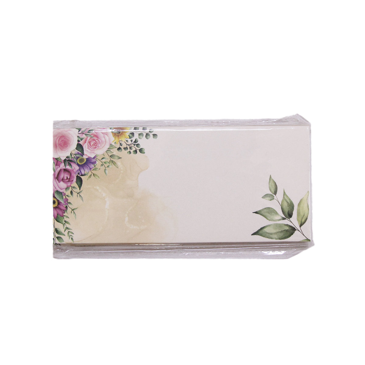 Corner Leave & Flower Pattern Money Envelope