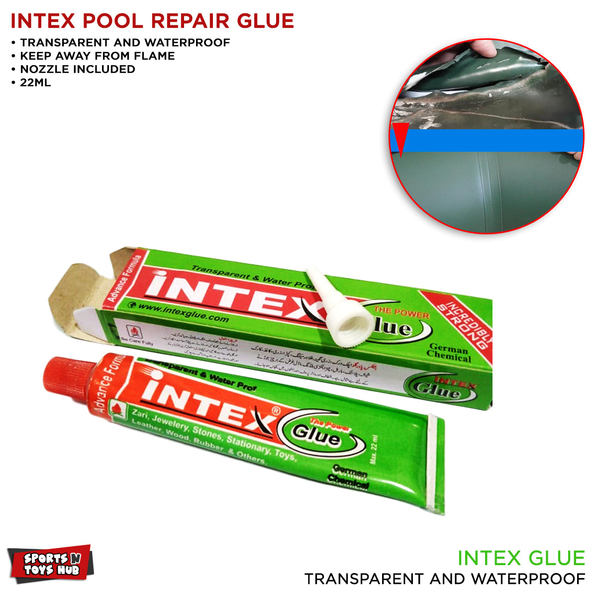 Intex Pool Repair Glue – Sports n Toys Hub