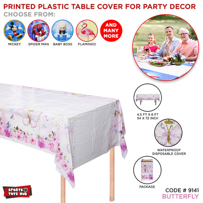 Butterfly Printed Table Cover