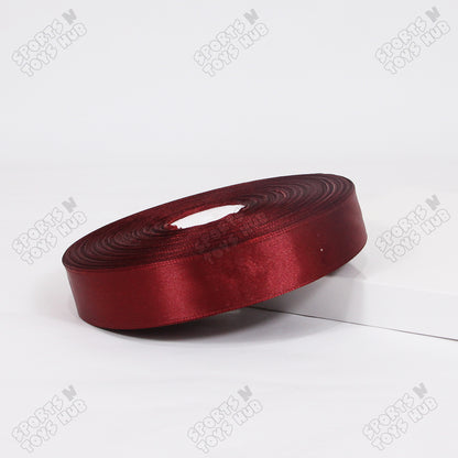 1 Inch x 90 Yards – Multi-Purpose Plain Satin Ribbon Roll for Gift Wrapping, Crafts & Decor
