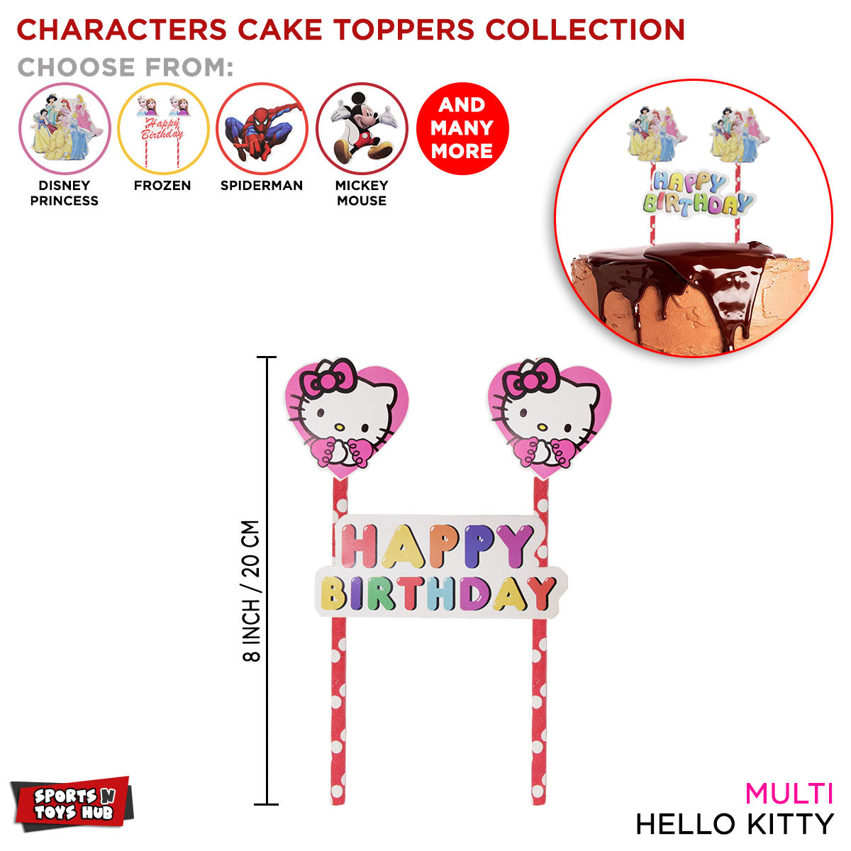Cartoon Characters Cake Toppers