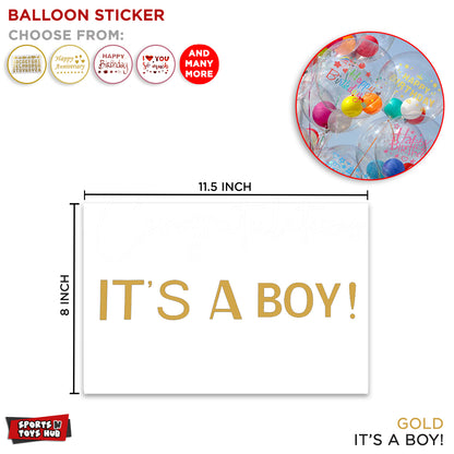 Congratulations Balloons Sticker Collection