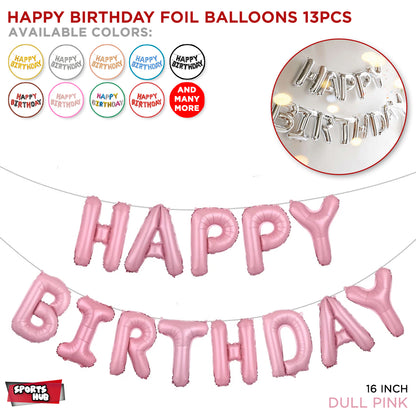 Happy Birthday Foil Banner Balloons