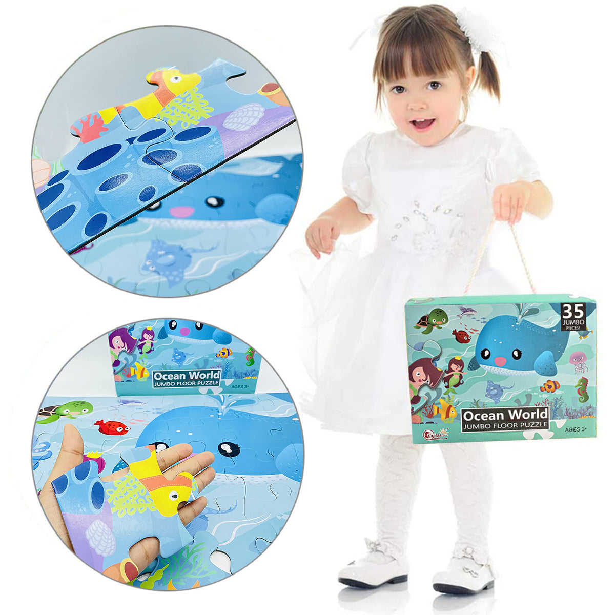 Jumbo Puzzle 500 Teile – Hochwertiges Puzzle Aus Recyceltem Karton, 49 X 35 Cm