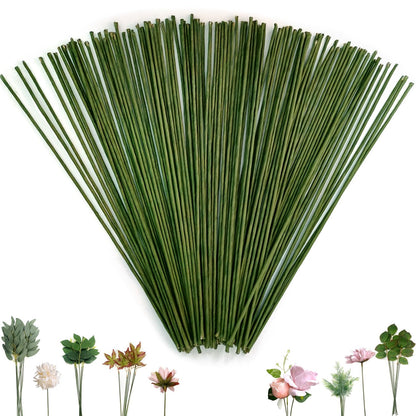 Floral Stem Wire 2mm – Premium Green Florist Craft Wire for Artificial Flowers, Wreath Making, Bouquet Arrangements, DIY Floral Crafts & Decoration Supplies