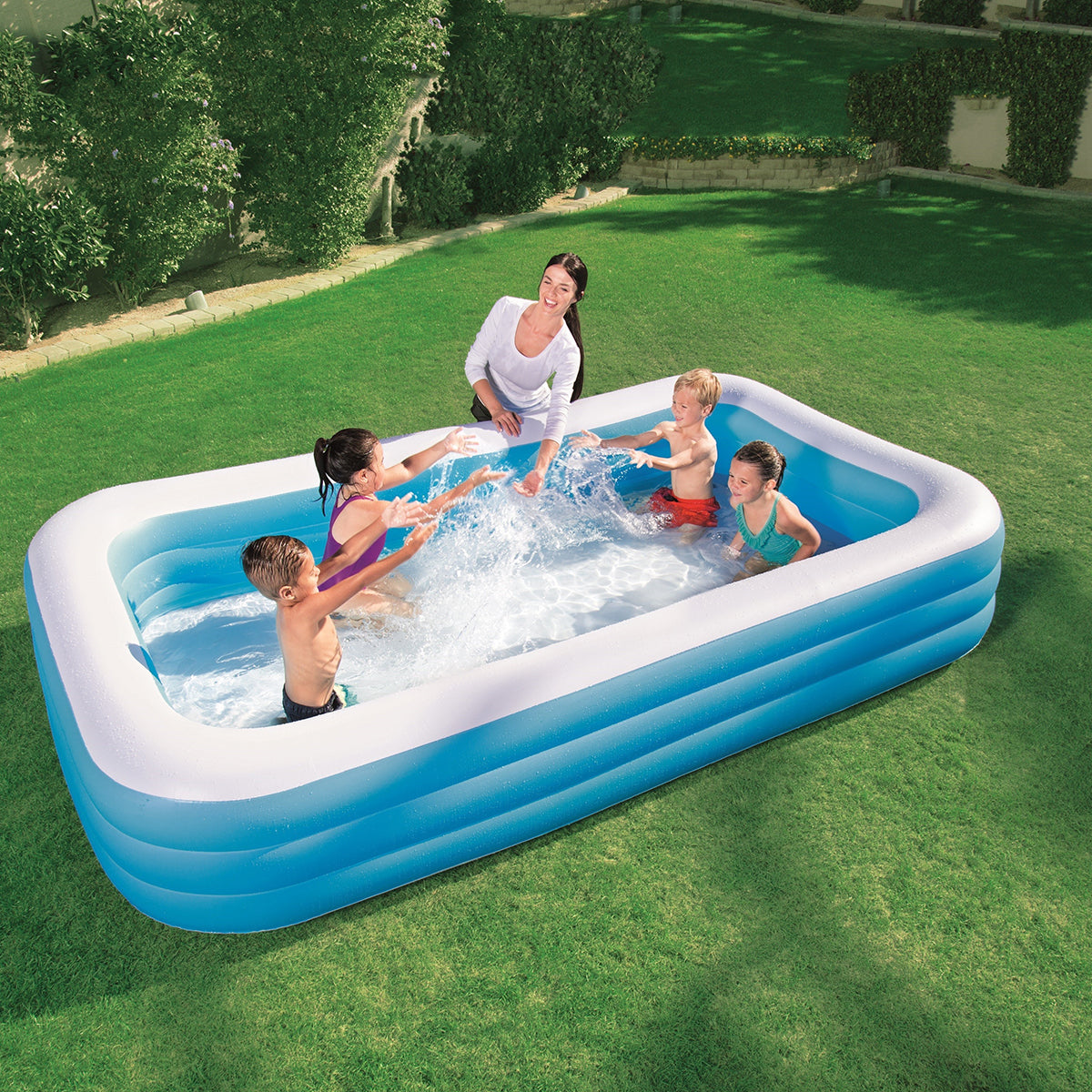 Inflatable Oval Rectangle Pool - 54009