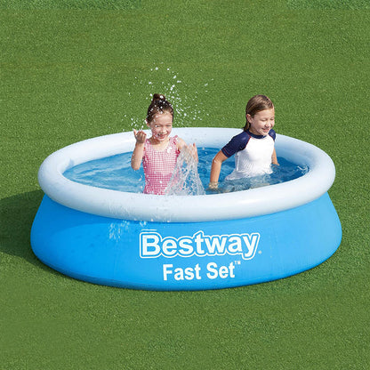 6 Ft Bestway Inflatable Fast Set Swimming Pool For Kids - 57392