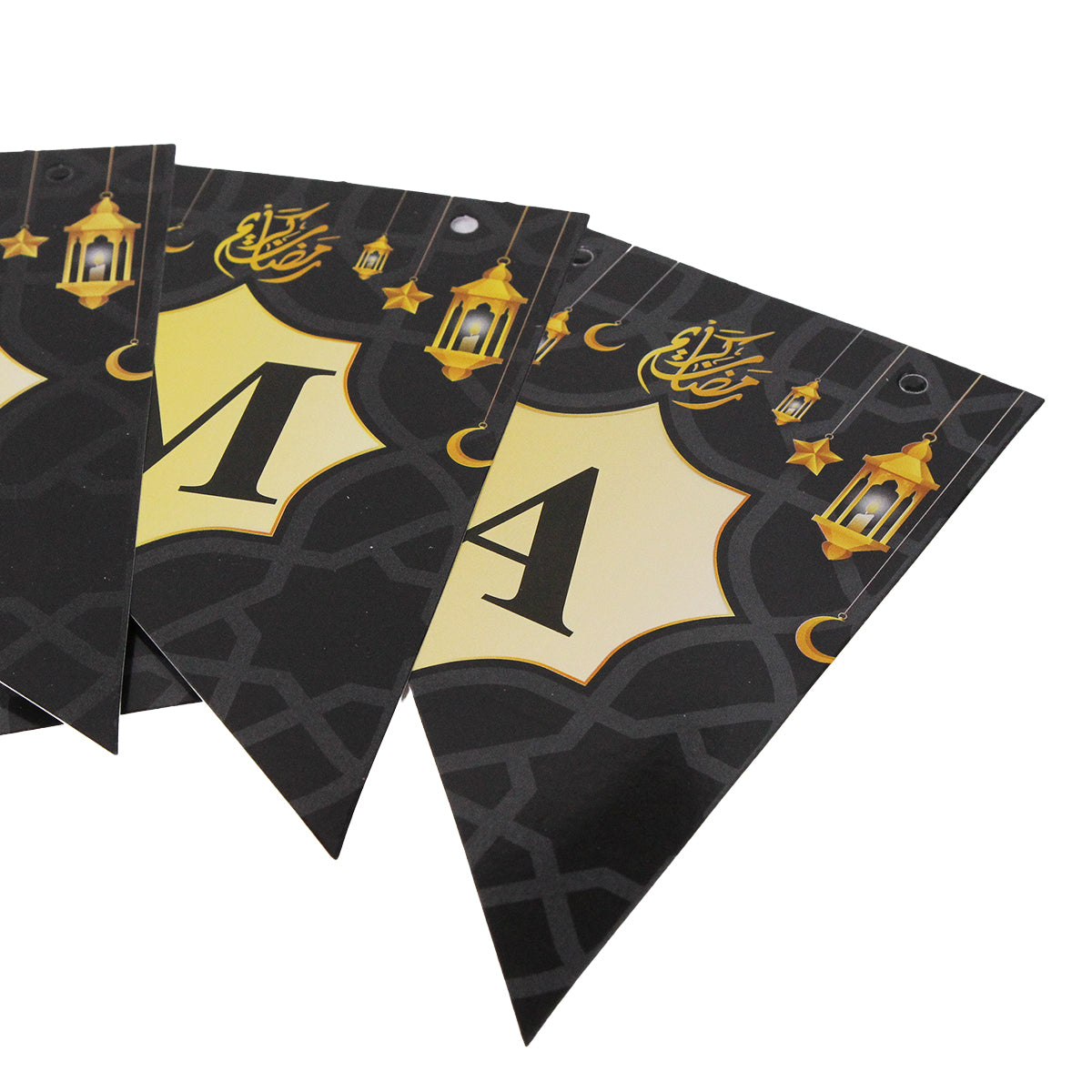 Ramadan Kareem Black Card Banner