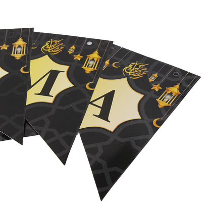 Ramadan Kareem Black Card Banner