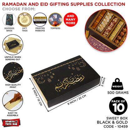Ramadan Kareem Printed Foil Sweet Box Collection