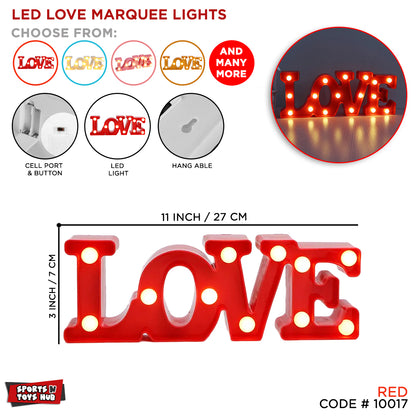 LED Love Letter Marquee Light