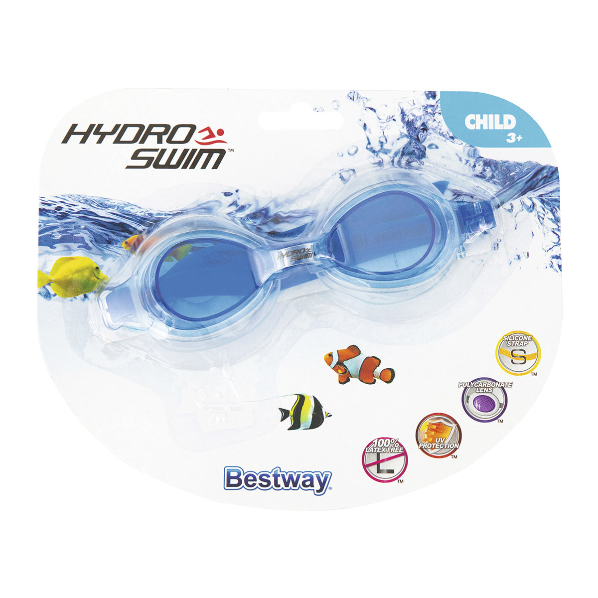 Bestway Swimming Goggles High Style Hydro Splash Swimming Kids Goggles - 21002