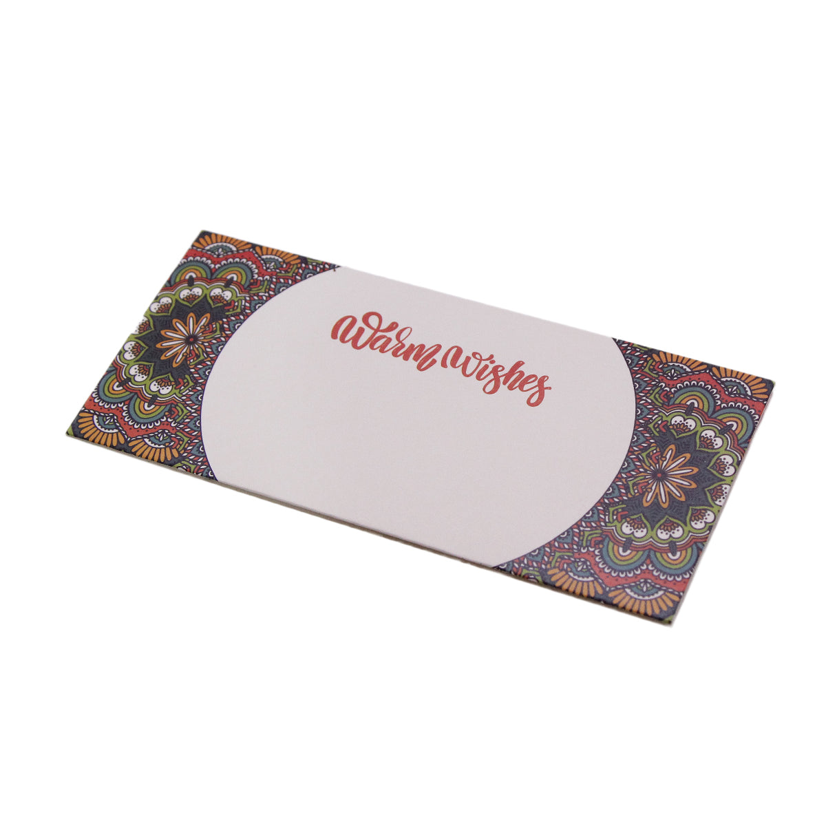 Warm Wishes Flower Pattern Money Envelope