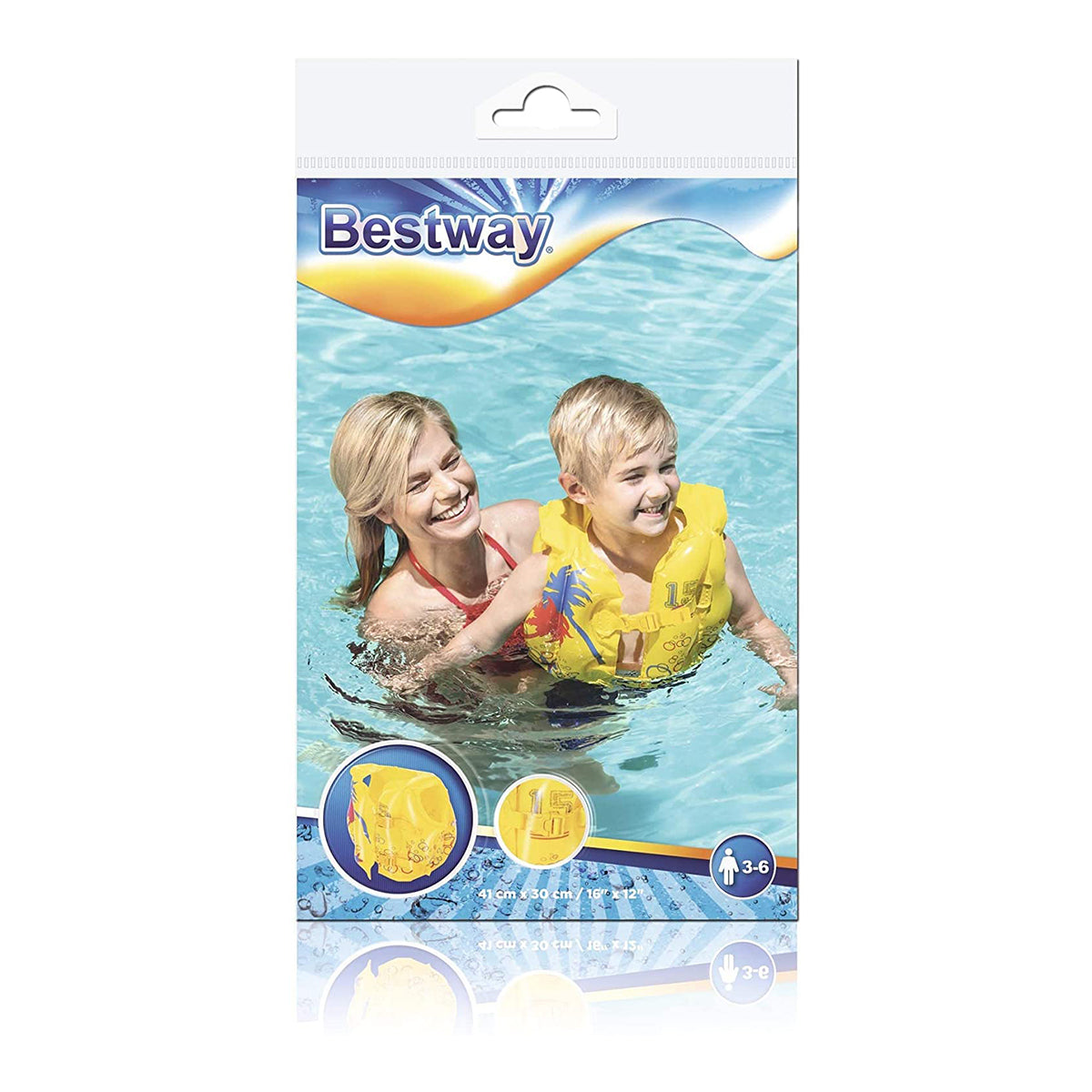 Bestway Kids Floating Inflatable Tropical Beach Swimming Vest - 32069