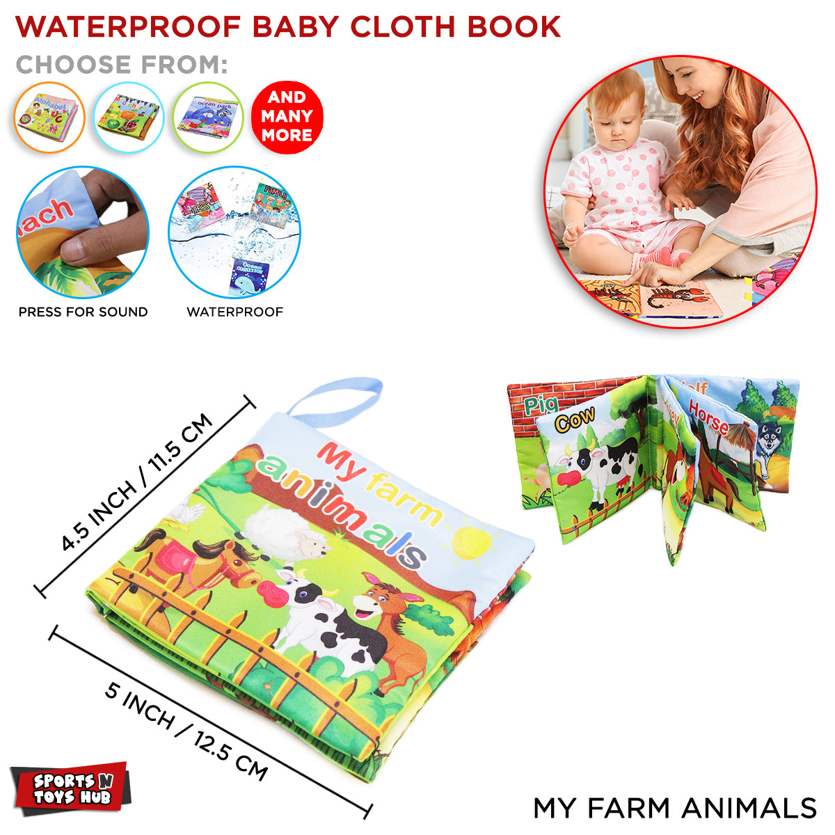Baby Floating Cloting Bath Books Collection