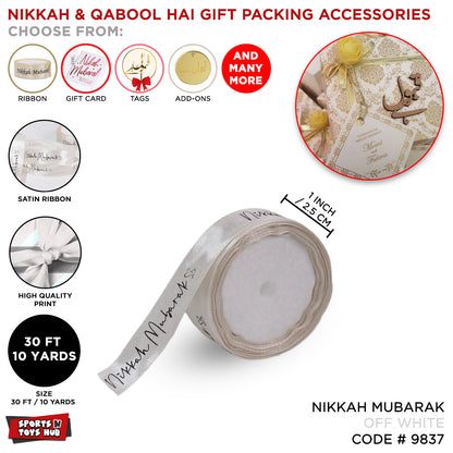 Nikkah Mubarak & Qabool Hai Ribbons Collection