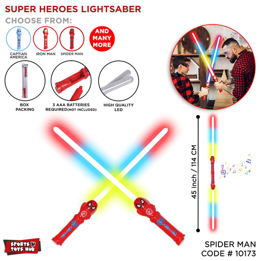 Spiderm@n Character Light Saber Swords