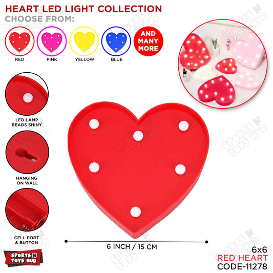 LED Heart Marquee Light
