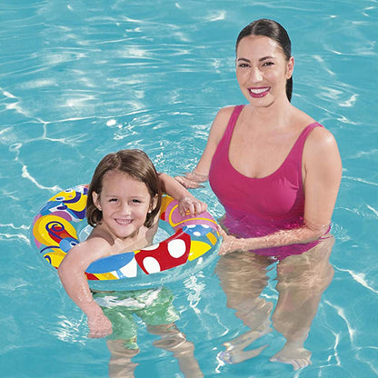 Bestway Inflatable Designer Printed Swim Ring - 36013