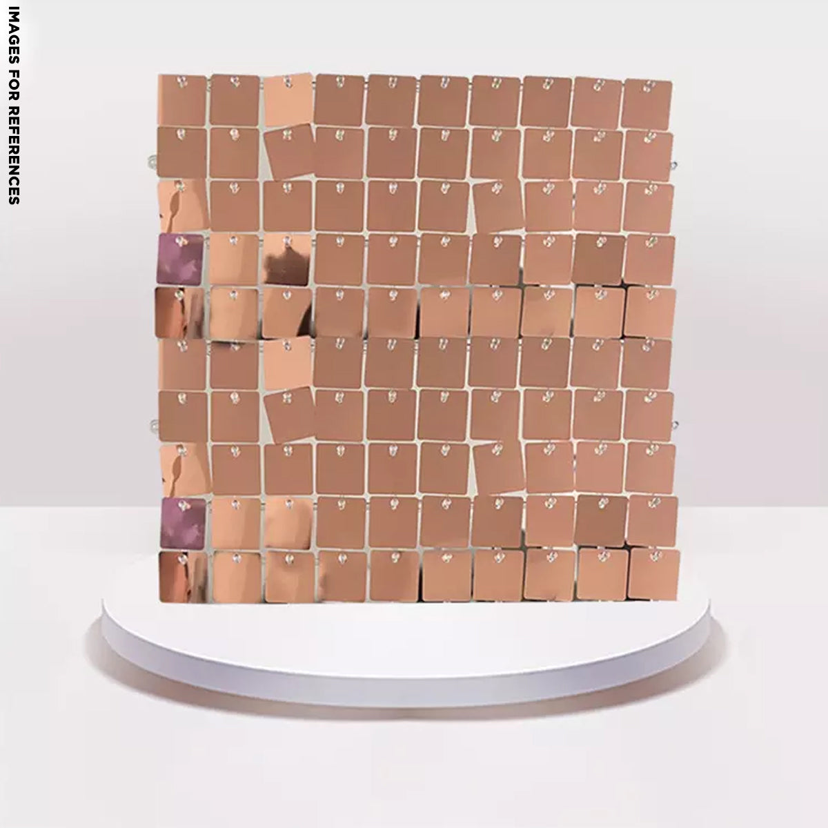 Shimmer Wall Panels - Rose Gold