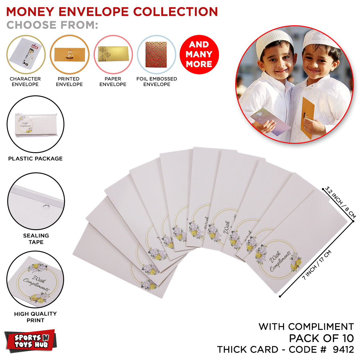 The Compliment Wishes Money Envelope