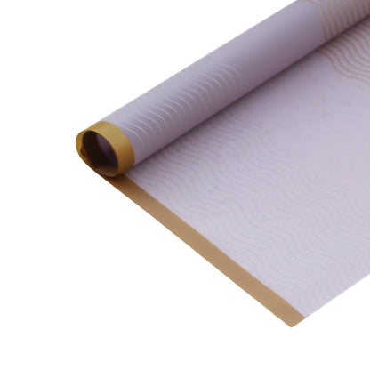 New Flower Bouquet Abstract Waves Design Sheet Collection, Floral Paper