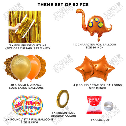 Brontosaurus Foil Balloon Theme Decoration Set