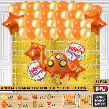 Brontosaurus Foil Balloon Theme Decoration Set