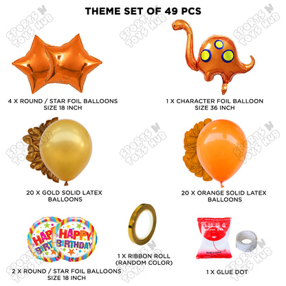 Brontosaurus Foil Balloon Theme Decoration Set